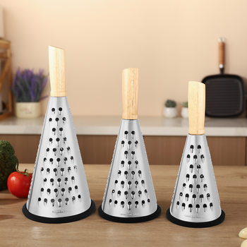 Rubber wood cone planer 8 inch 9 inch 10 inch cone planer fruit and vegetable planer multifunctional vegetable cutter kitchen tools wholesale