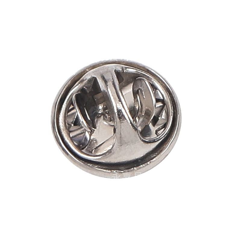 in stock wholesale metal butterfly buckle diy metal card cap rubber card cap clothing decorative brooch buckle accessories nail-free