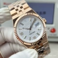 Gold women's model with white face 36mm