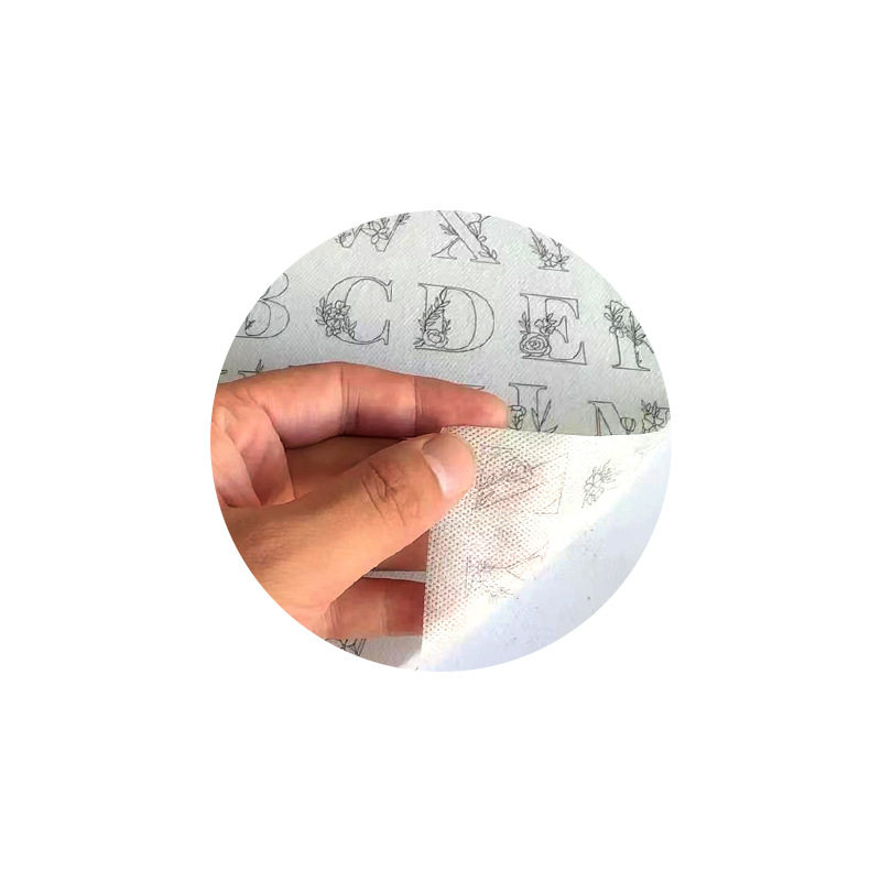 Hand Embroider Self-Adhesive Paper Adhesive Embroider Cold Water Soluble Non-Woven Fabric Various Specifications Pattern Backing Paper Manufacturer Wholesale