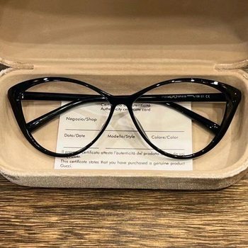 Red Book Internet Celebrating Popular Style Flat Glasses Cat's Eye Academic Style Frame Anti-blue Glasses Metal Hinge Glasses Frame for Women
