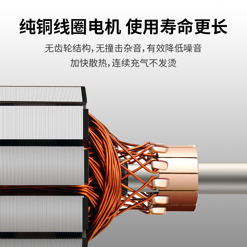 Inflator Pump for Cars, Portable Car Tire High-Power Electric Double-Cylinder Car 12V Car Air Pump