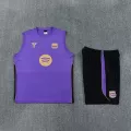 26-27 barcelona purple vest suit