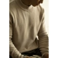 Light flower apricot [half turtleneck]