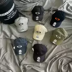 A generation of American retro embroidery small standard joint 47OAKL baseball cap curved eaves soft top hat men and women couples