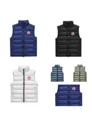 High Version 2025 Big Goose 2229 Bright Men's Autumn and Winter Jacket down Vest Trendy Women's Face Vest New Style Horse
