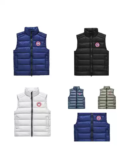 High Version 2025 Big Goose 2229 Bright Men's Autumn and Winter Jacket down Vest Trendy Women's Face Vest New Style Horse