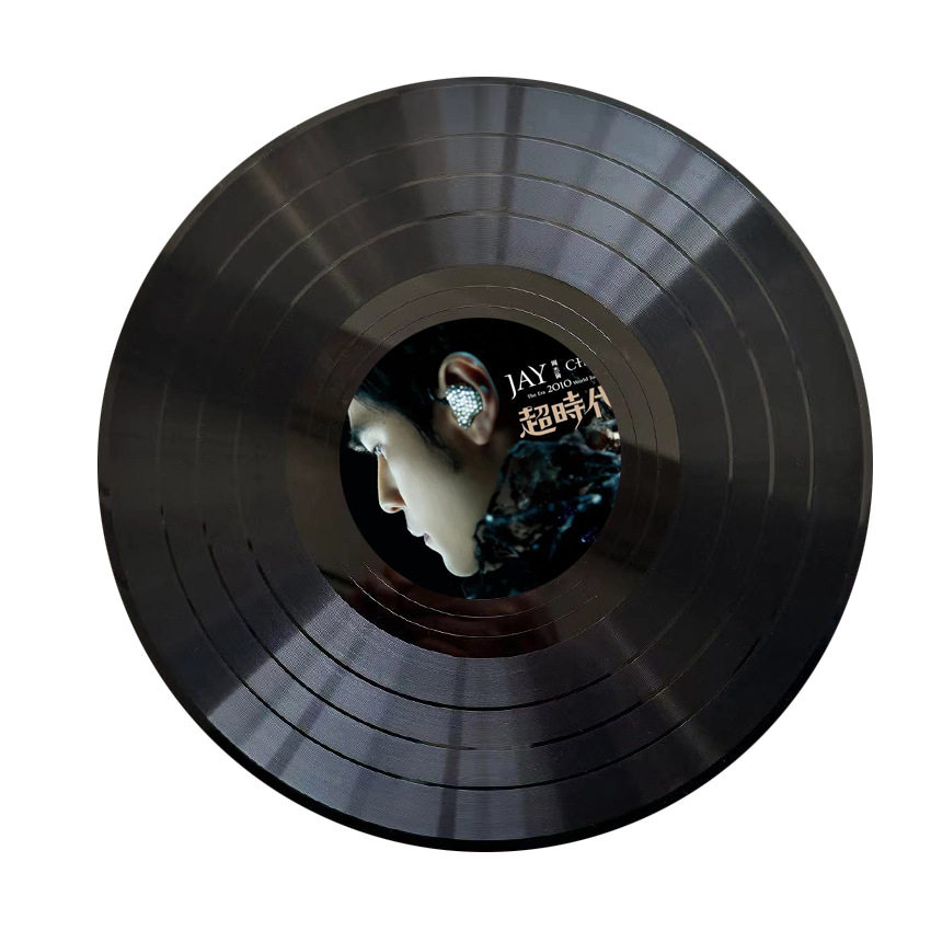 Creative DIY Vinyl Record Birthday Gift for Classmates Graffiti Retro Record Ornaments Decoration Artificial Vinyl