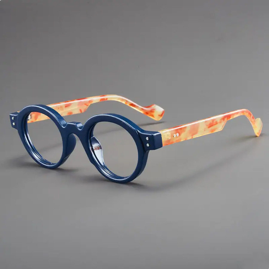 Retro Eyeglass Frames, Stylish Round Frames, Unisex Glasses, Versatile