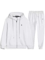Zipper set - white with black label