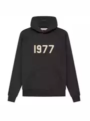 Essentials Sweatshirt Men's Trendy Multi-Line American Style Fleece-Lined New Hoodie 1977 Sweatshirt