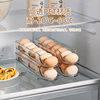 Egg Storage Box Refrigerator Side Door Fresh-keeping Box Kitchen Food Grade Rolling Egg Holster Refrigerated Egg Rack