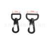Factory 16~20mm plastic rotating semicircle hook mommy bag handbag hook wire hanging belt lobster buckle supply