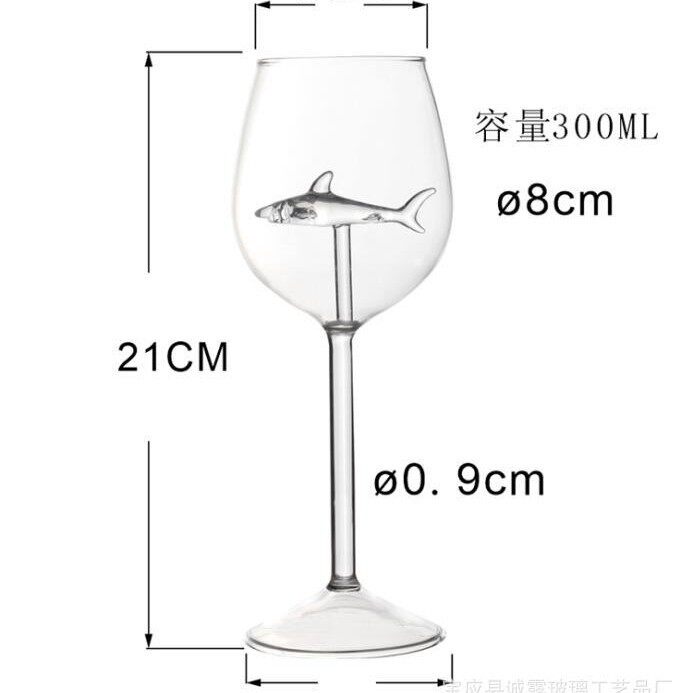 Red Wine Glass Goblet Beer Goblet Cocktail Glass Glass Wine Glass Shark Wine Wine Wine Glass