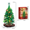 8050 Christmas Tree 377 pcs (with LED lights, 1 meter)