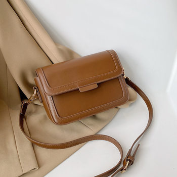 Western Style Texture All-match High-end Small Square Bag 2024 Autumn New Retro Commuter Shoulder Crossbody Bag for Women
