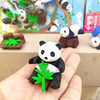 Cartoon simulation panda eraser creative national treasure panda family pencil handwriting erasing tool Children's Prize