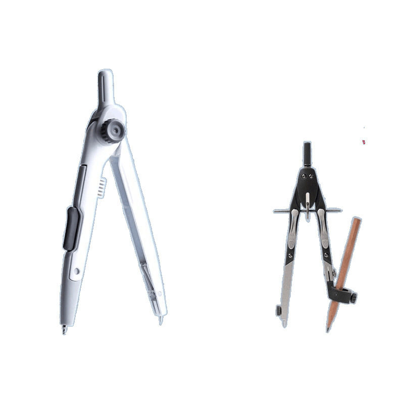 Morning Light Locking Compass Student Compass Complete Set for College Entrance Exam and High School Entrance Exam for Junior High School Students and Art Students Simple and Portable