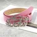 [pink] designed english niche belt