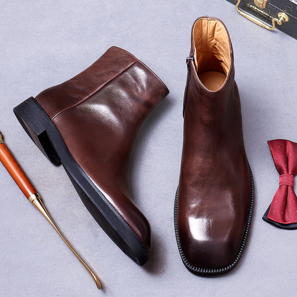 giày boot nam cổ thấp