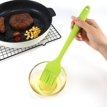 Silicone Oil Brush Household Baking Barbecue Brush Kitchen Cooking Silicone Brush Bread Pancake Oil Brush Large Barbecue Brush