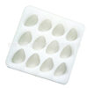 White Rutin Egg Foam Box Express Transportation Pearl Cotton Lining Bird Egg Foam Positioning Pearl Cotton Egg Tray