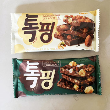Bar Snacks Orion/Orion Almond Hazelnut Chocolate Nut Oatmeal Chocolate Imported from South Korea