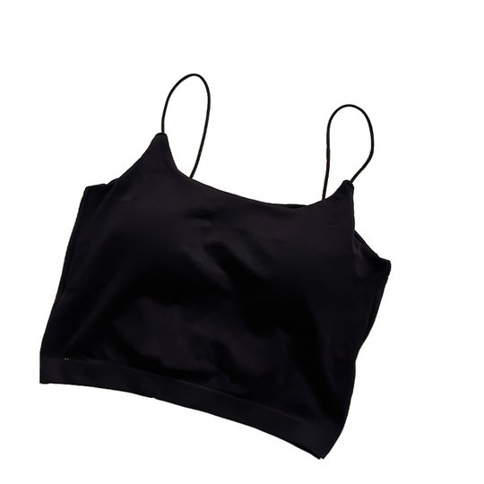 Summer Small Camisole Women's Beautiful Back Hollow Non-marking Underwear Base Exterior Wear Sexy Spice Girl's Cropped Top