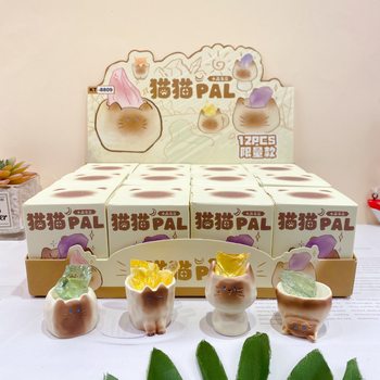 New Cat Pal Doll Blind Box Cute Cartoon High-Looking Small Cute Figure Desktop Small Ornaments