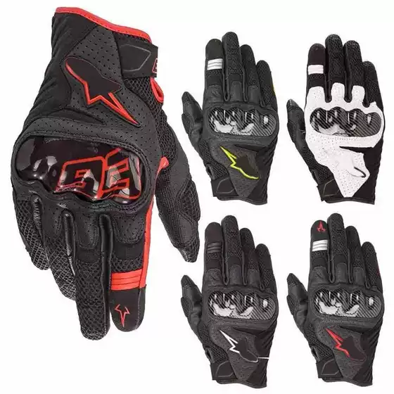 A- star motorcycle riding gloves carbon fiber anti-drop mesh breathable touch screen gloves