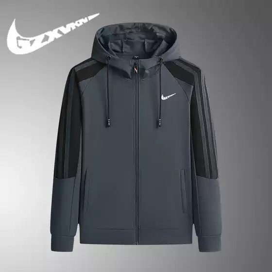Men's Jackets 2025 Fall New Casual Sports Jacket Streetwear Plus Size Loose Cardigan Hoodie Men's Wholesale