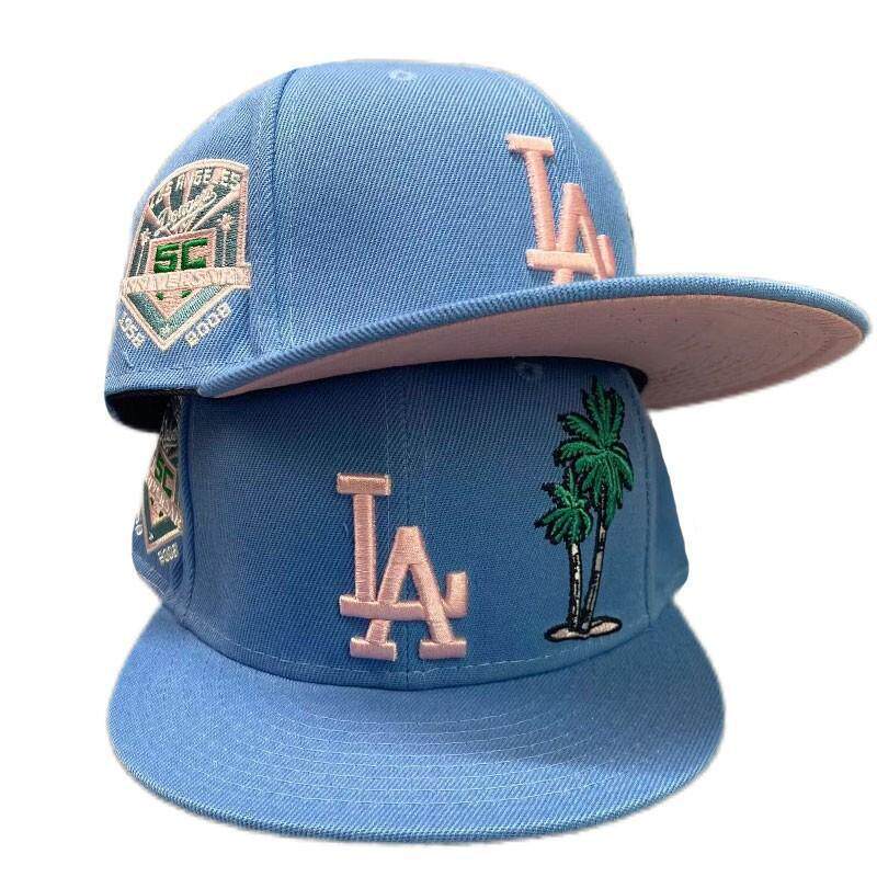 Cross-border peaked cap men's and women's baseball fully closed baseball cap men's flat brim cap non-adjustable number cap embroidery cap