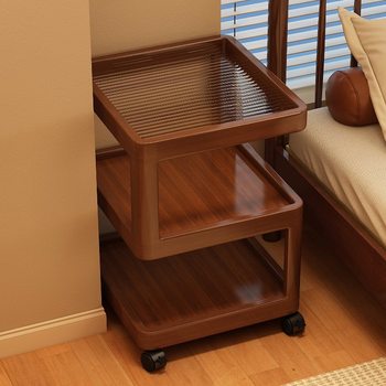 Bedside Table Bedroom Small Alternative Mobile Bedside Storage Rack Simple Multi-Functional Bedside Creative Small Table