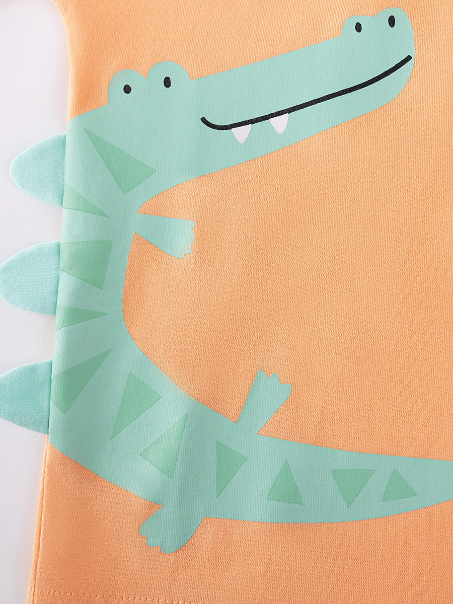 Boys' Summer Cartoon Short-Sleeve Set from Factory, Kids' Wear Dropshipping & Distribution