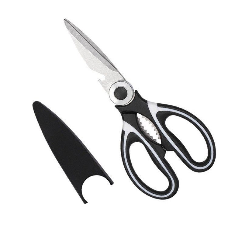 Wholesale Yangjiang Knife and Scissors Set, Stainless Steel Panda Household Scissors, Kitchen Scissors for Cutting Walnuts, Opening Bottle Caps, and Cutting Chicken Bones