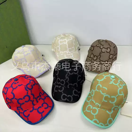 G Brand Baseball Cap Deep Crown Soft Top High-End Spring New Style Face-Slimming Unisex Fashion Versatile Duckbill Cap Wholesale