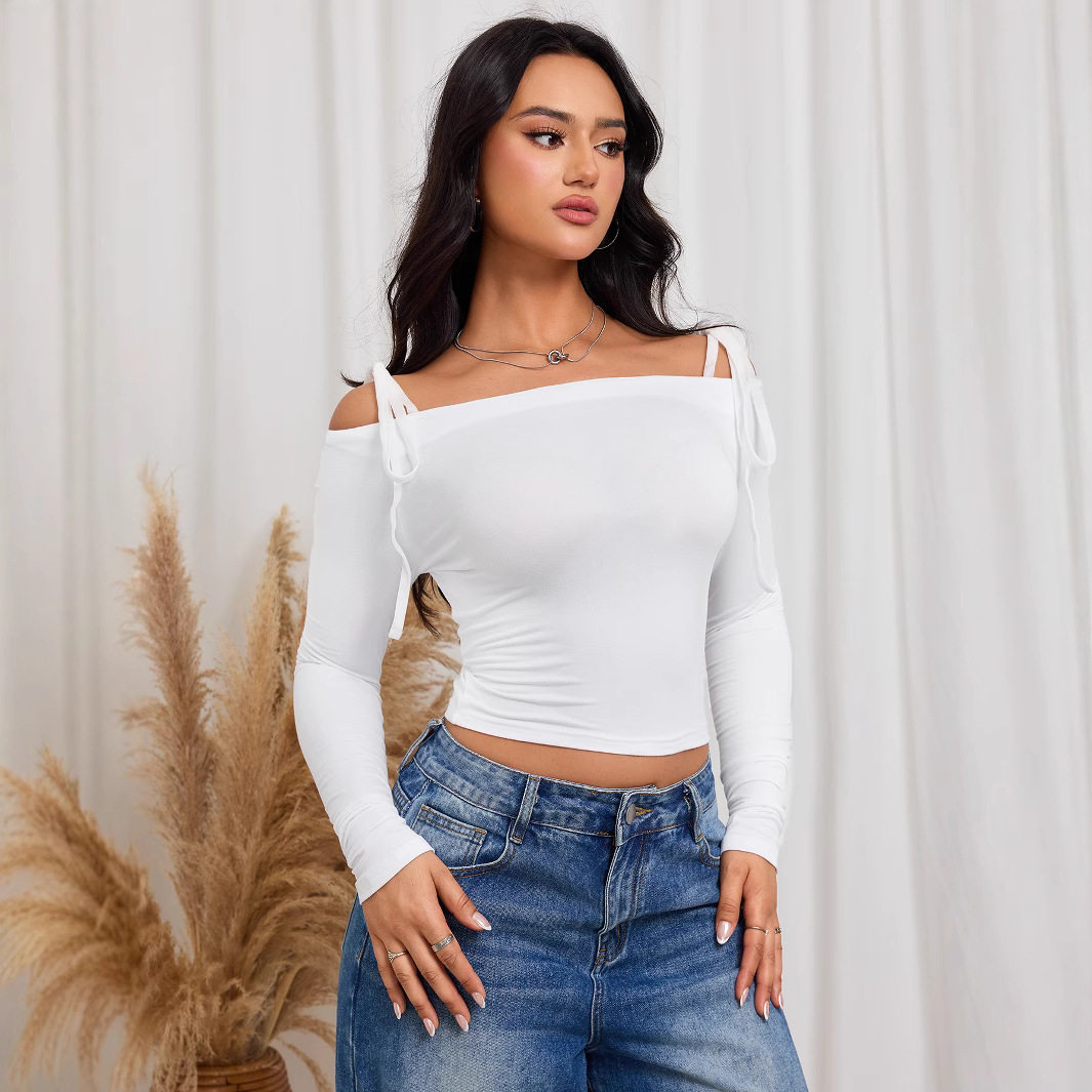 Basic Womens T Shirt Minimalist Design Short Sleeve Versatile Style Spring Summer Fashion Wholesale Available