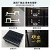 Black Industrial Turnover Box Thickeneded Plastic Box Large Covered Logistics Box Plastic Frame Storage Storage Hardware Tool Box