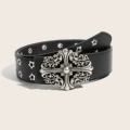 1684#(type b buckle) cross snap + with double row stars