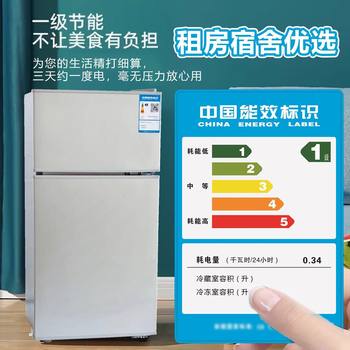 Big Sale Processing Refrigerator Small Rental House Frozen Refrigeration Large Capacity Dormitory Apartment Double Door Refrigerator Silent