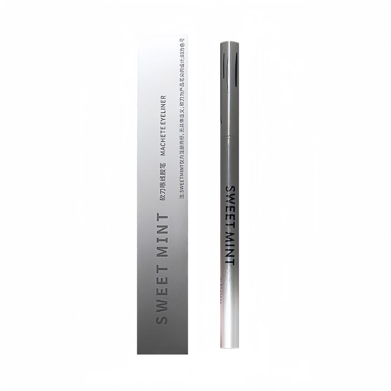 sweetmint Machete Eyeliner Glue Pen Long-lasting Not Easy to Sizzy Color Natural Smooth Waterproof Sweat-proof Sleeping Silkworm Pen