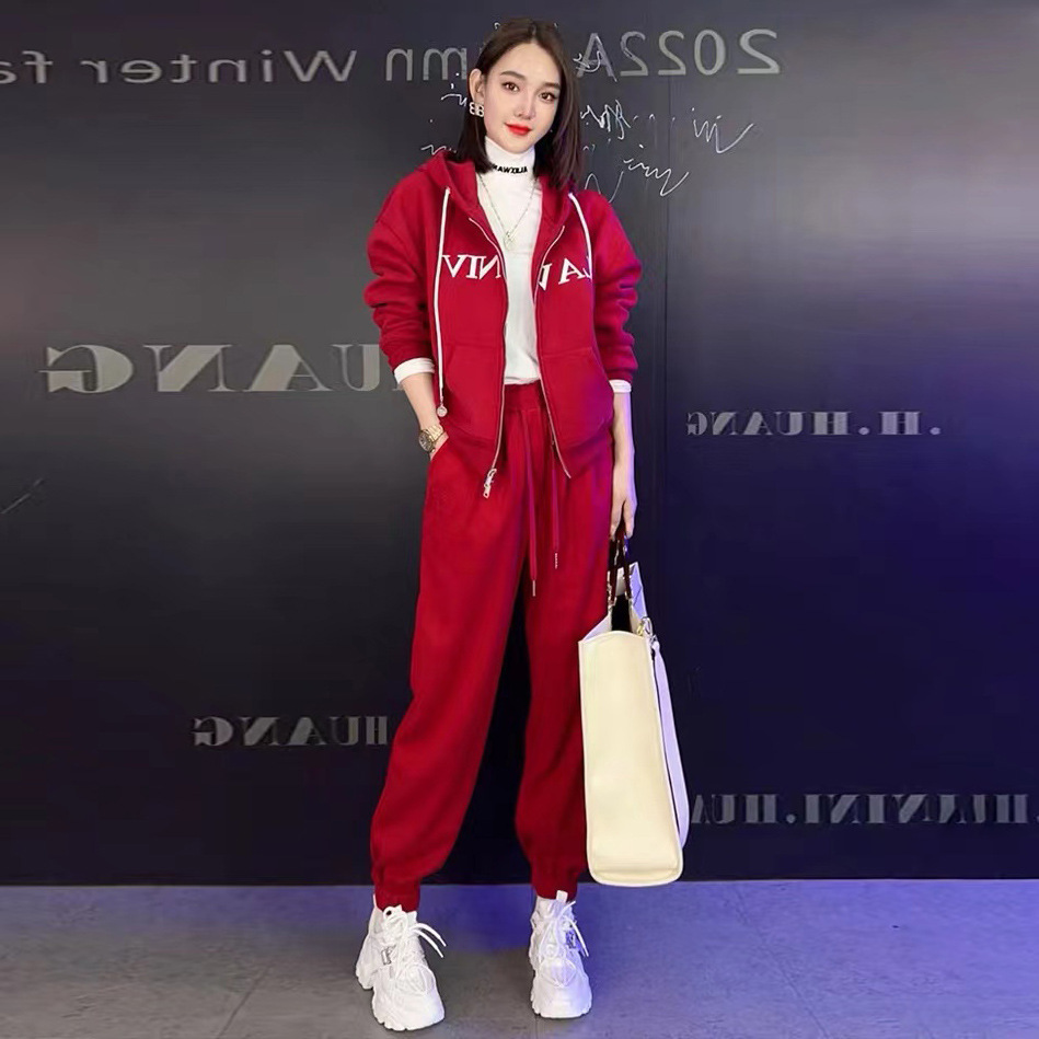 Áo Khoác Nữ Dáng Dộng Cả Bộ 2 Món Hàng Mùa Xuân Thu Đông