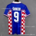 1998 croatia away jersey, number 9
