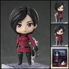 Q-Version Clay Figure Biohazard 2761 # Ada Wang 2337 # Lyon Movable Face-Changing Figurine Cross-Border
