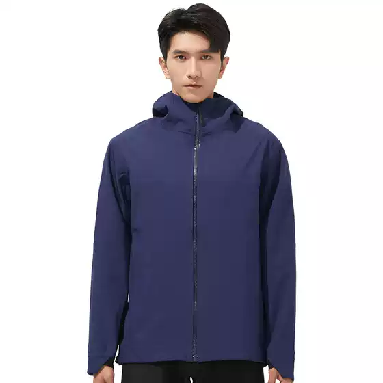 New Single Layer Soft Shell Jacket Spring and Autumn Thin Waterproof Jacket for Men and Women Warm Ski Mountaineering Suit Long Sleeve Heat Seal Jacket