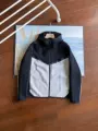Black and light gray top