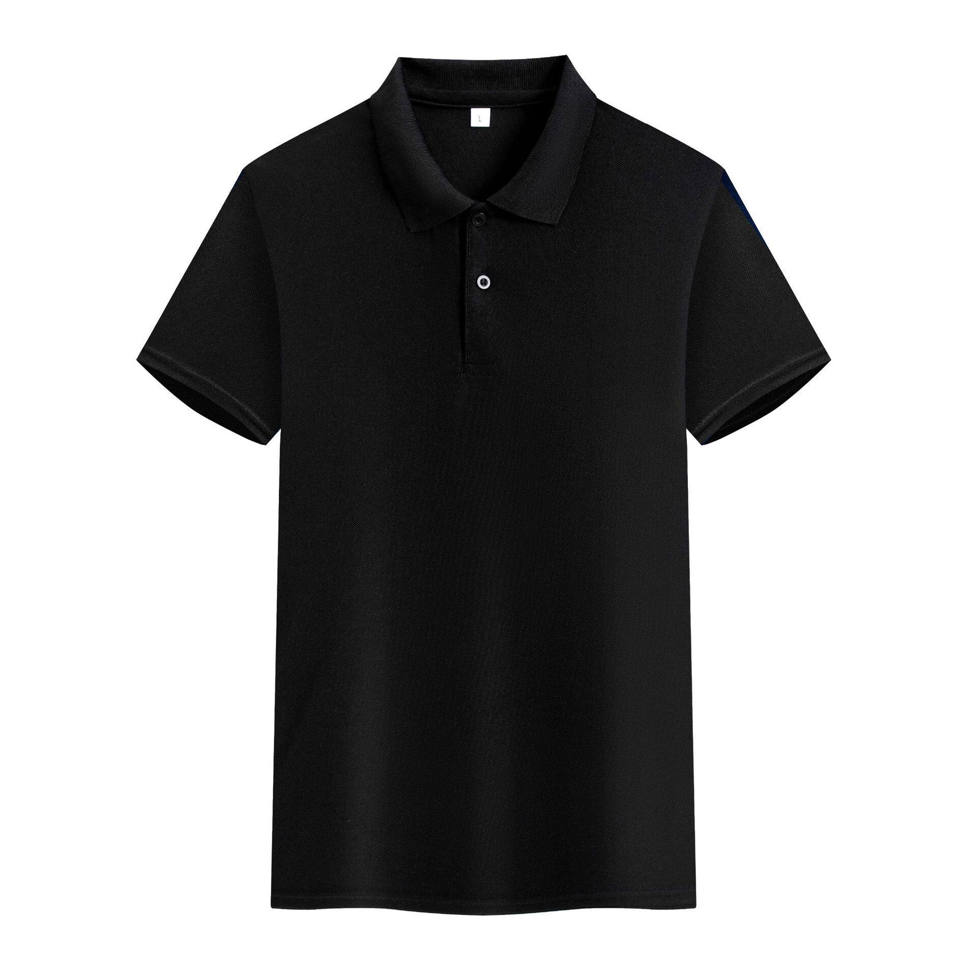 翻领广告衫印字纯棉短袖男Polo衫工作服定制印logo餐饮文化衫刺绣
