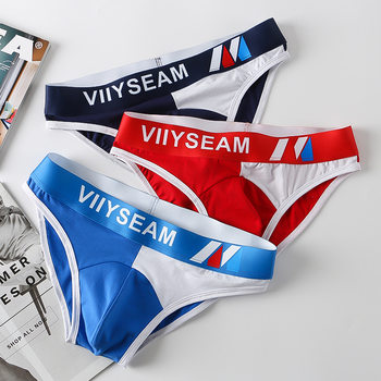 Factory wholesale briefs men's underwear cotton briefs sexy creative triangle shorts generation hair