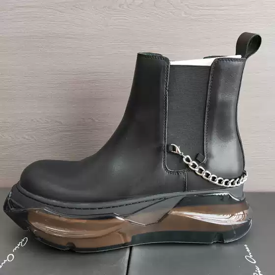 2024R genuine leather O new Erxi boots crystal outsole large size student trendy men's street dance popular men's shoes