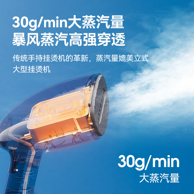 挂烫机家用小型熨烫机便携式手持大容量蒸汽刷蒸汽熨斗蒸汽挂烫机